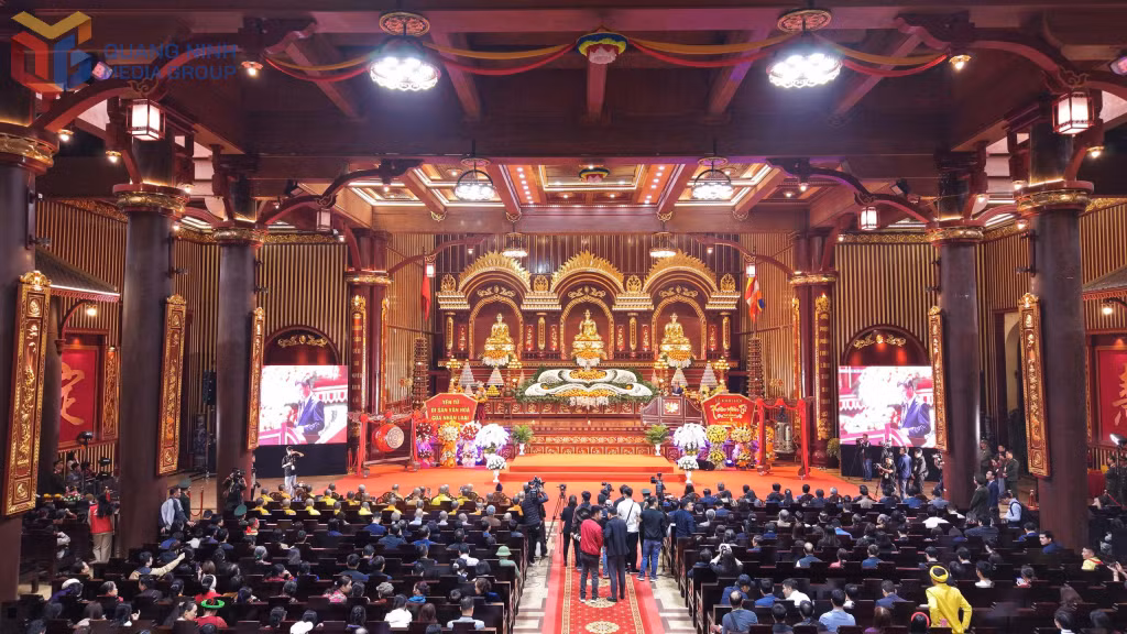 Quang cảnh lễ khai hội Xuân Yên Tử 2026.