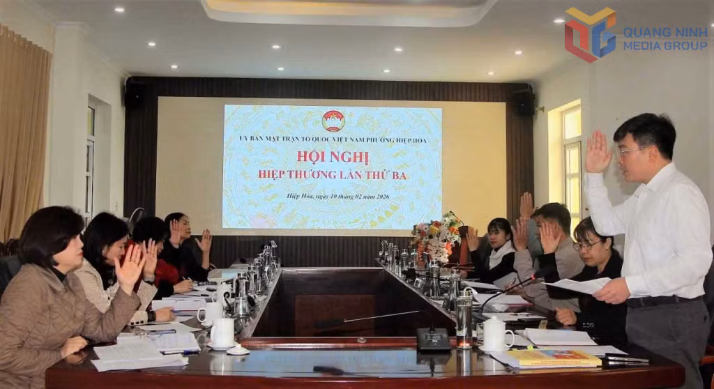 Uỷ ban MTTQ phường Hiệp Hòa tổ chức hội nghị hiệp thương lần thứ 3 chính thức chốt danh sách 37 đại biểu ứng cử HĐND phường Hiệp Hòa, nhiệm kỳ 2026- 2031.