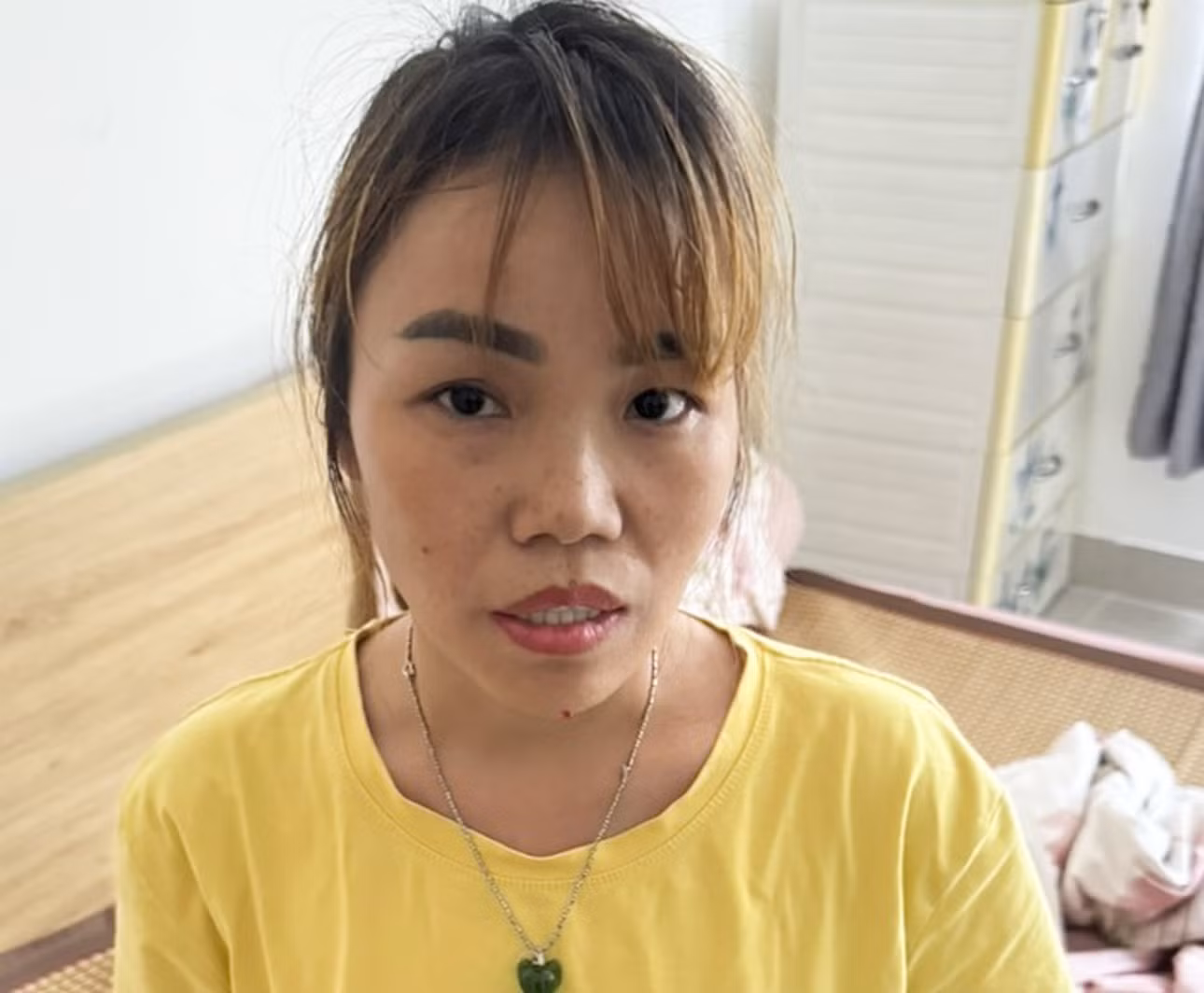 Đối tượng Chu Thị Hằng khi bị bắt giữ. Ảnh: CACC.