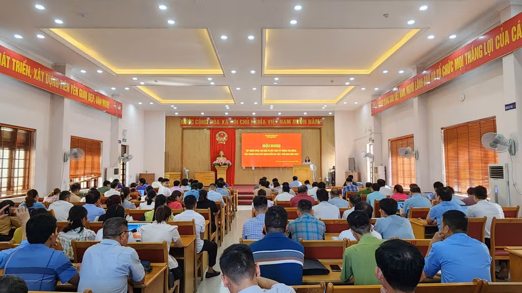Quang cảnh hội nghị tập huấn.