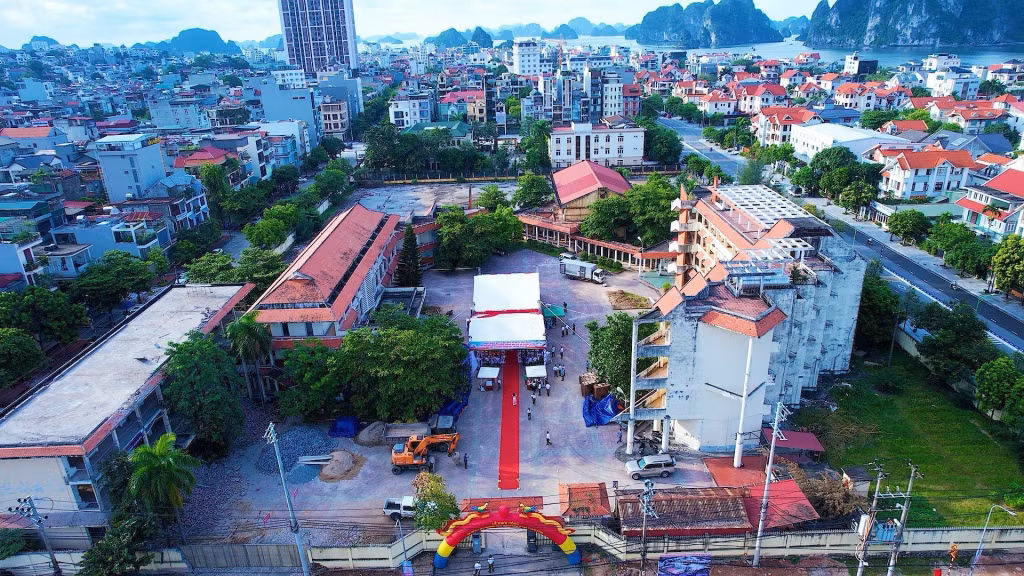 Trường THCS Trọng Điểm được xây mới tại khu đất của Trường Phổ thông dân tộc nội trú tỉnh (phường Hồng Hải, TP Hạ Long).