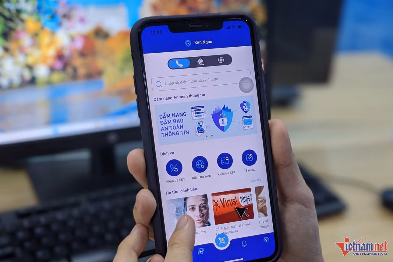 Sau 1 ngày ra mắt, ứng dụng phòng chống lừa đảo nTrust đã có hơn 50.000 lượt tải, tính trên cả 2 hệ điều hành Android và iOS. Ảnh: L.P