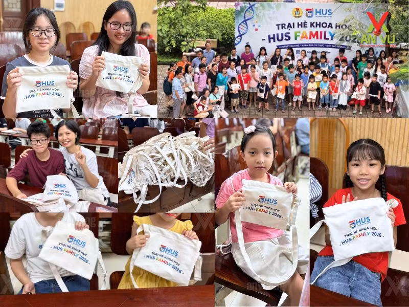 Túi vải canvas đồng hành cùng sự kiện của doanh nghiệp.
