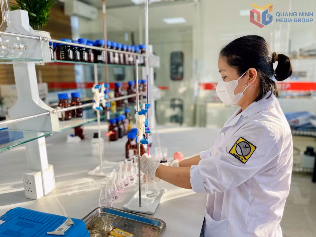 Nước đầu vào, đầu ra được Công ty CP Nước sạch Quảng Ninh xét nghiệm liên tục tại Phòng xét nghiệm Nhà máy nước Yên Lập, đảm bảo chất lượng nước cấp đạt tiêu chuẩn của Bộ Y tế.