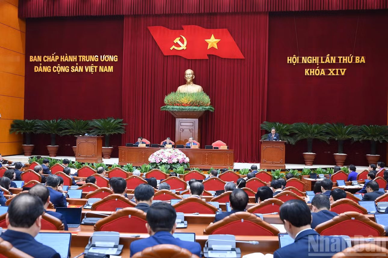 Quang cảnh phiên khai mạc hội nghị.
