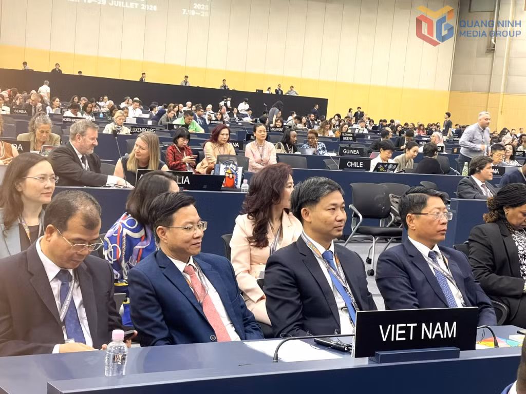 Đại biểu Bộ Ngoại giao, lãnh đạo tỉnh Quảng Ninh dự buổi lễ khai mạc.