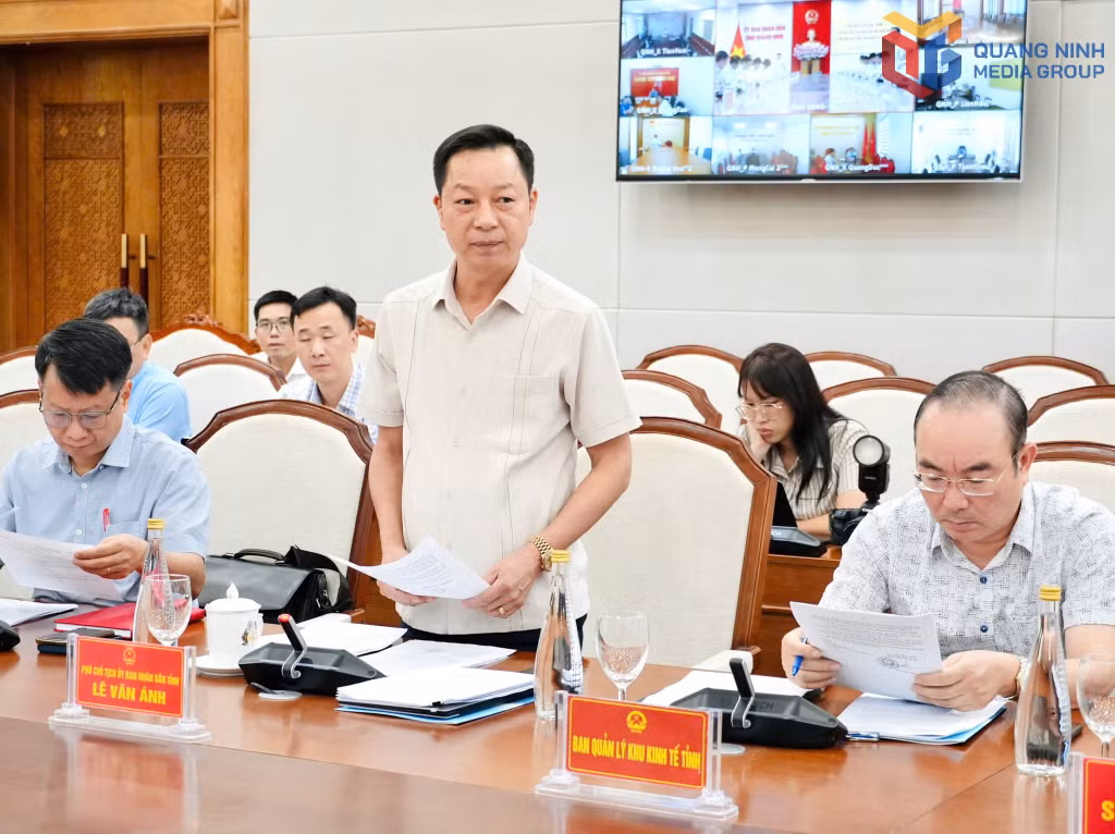 Đồng chí Lê Văn Ánh, Phó Chủ tịch UBND tỉnh đề nghị Bộ Công Thương tiếp tục quan tâm, hỗ trợ tháo gỡ những khó khăn vượt thẩm quyền của địa phương.