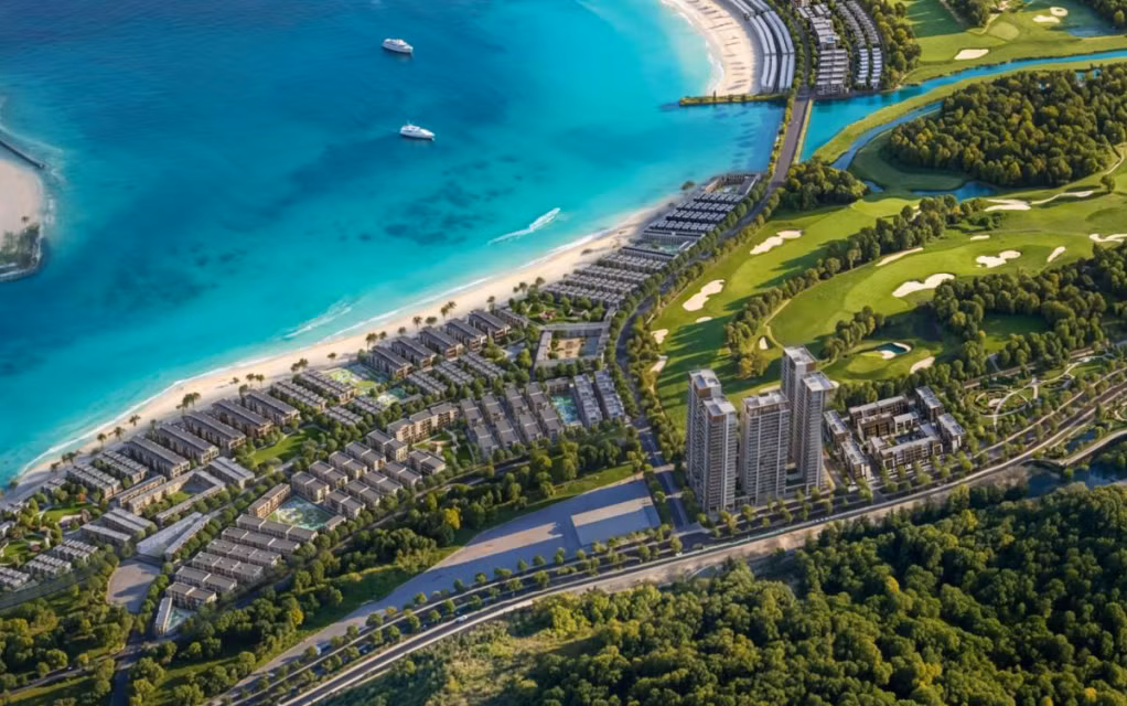 Các tòa chung cư được quy hoạch tại Vinhomes Global Gate Hạ Long có tầm view trực diện vịnh di sản.