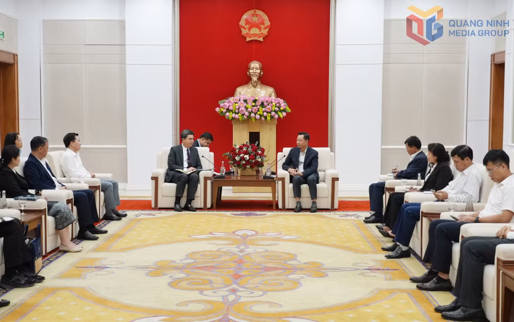 Quang cảnh buổi tiếp.
