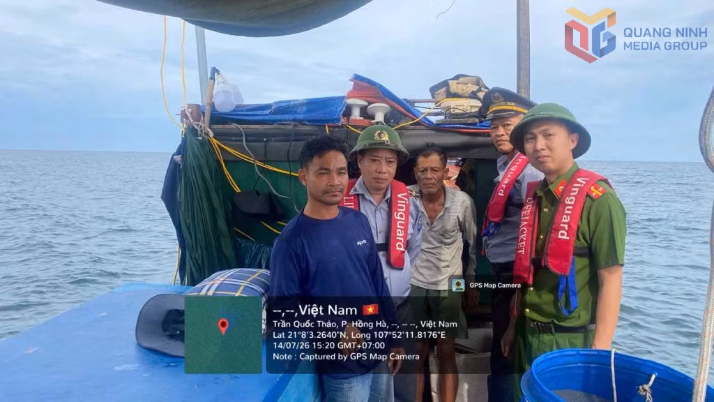 Vị trí phát hiện bè, mảng do ông Trần Xuân Trọng quản lý neo đậu.