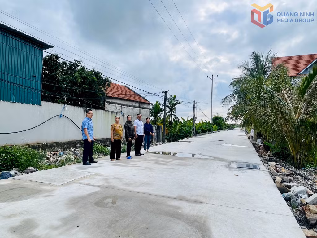 Nhân dân khu Nam Hoà, phường Phong Cốc phấn khởi vì tuyến ngõ được nâng cấp, đưa vào sử dụng cuối tháng 5/2026.
