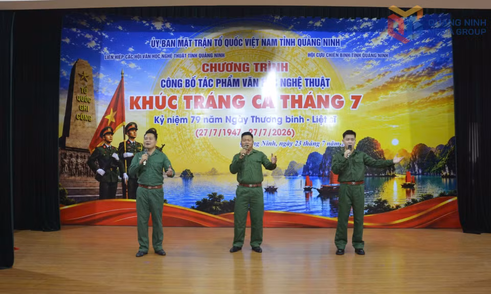 Ca khúc Mẹ ơi con đã về, thơ Quản Minh Cường, nhạc Võ Văn Lý, là lời tri ân sâu sắc tới các liệt sĩ và Mẹ Việt Nam anh hùng.