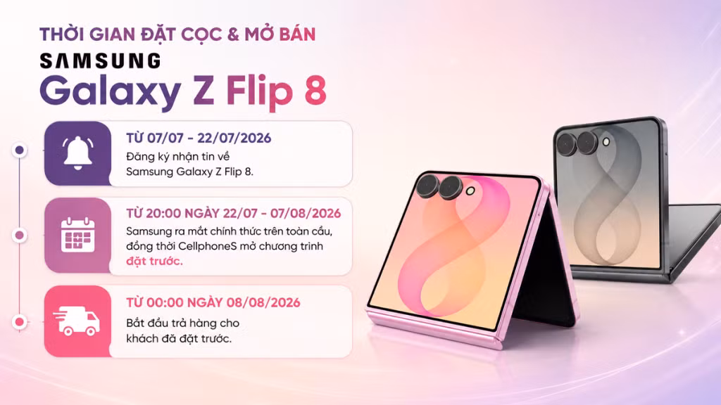 Các mốc thời gian bạn cần lưu ý.