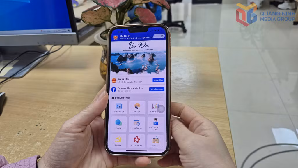 Mini App "Vân Đồn số" mang lại nhiều lợi ích cho người dân và doanh nghiệp. Ảnh: Vân Anh