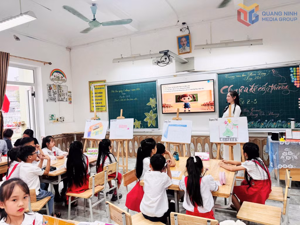 Tiết dạy chuyên đề cấp trường ứng dụng trí tuệ nhân tạo (AI).