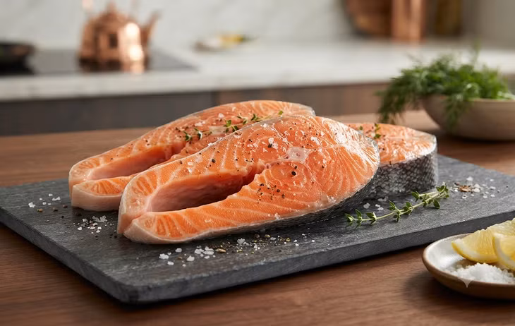 Cá béo là thực phẩm giàu acid béo omega-3 tốt cho não bộ.