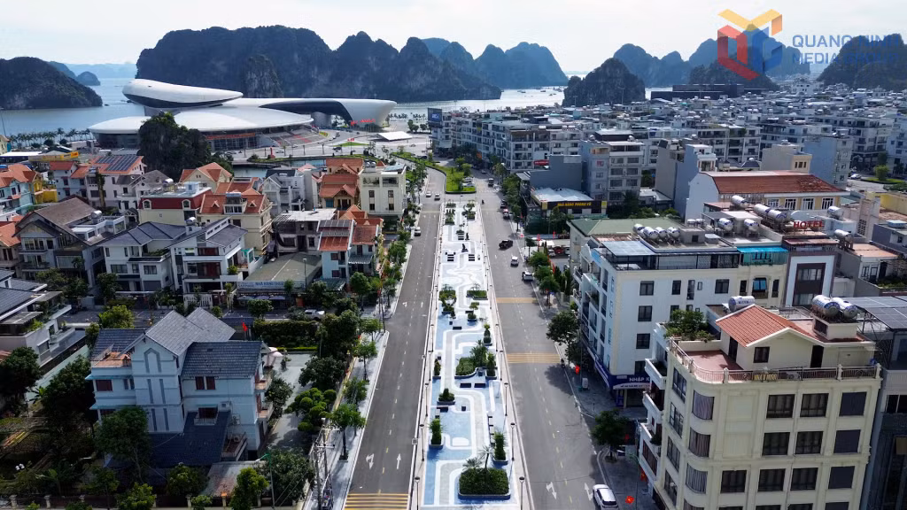 Một góc đô thị trung tâm phường Hạ Long sau khi được chỉnh trang.