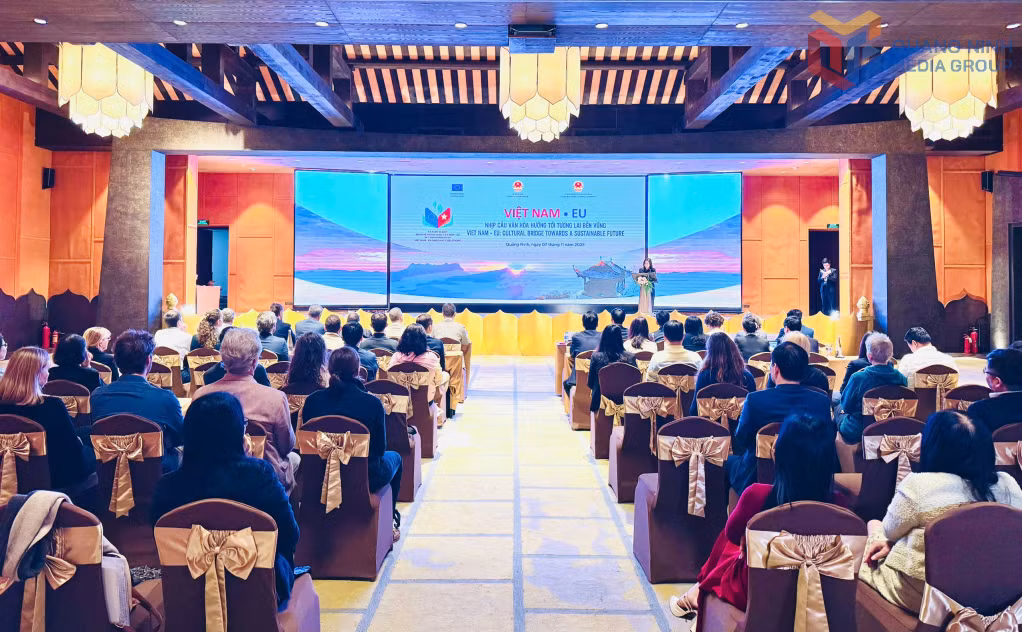 Quang cảnh hội nghị Ngày Việt Nam - EU tại Yên Tử.