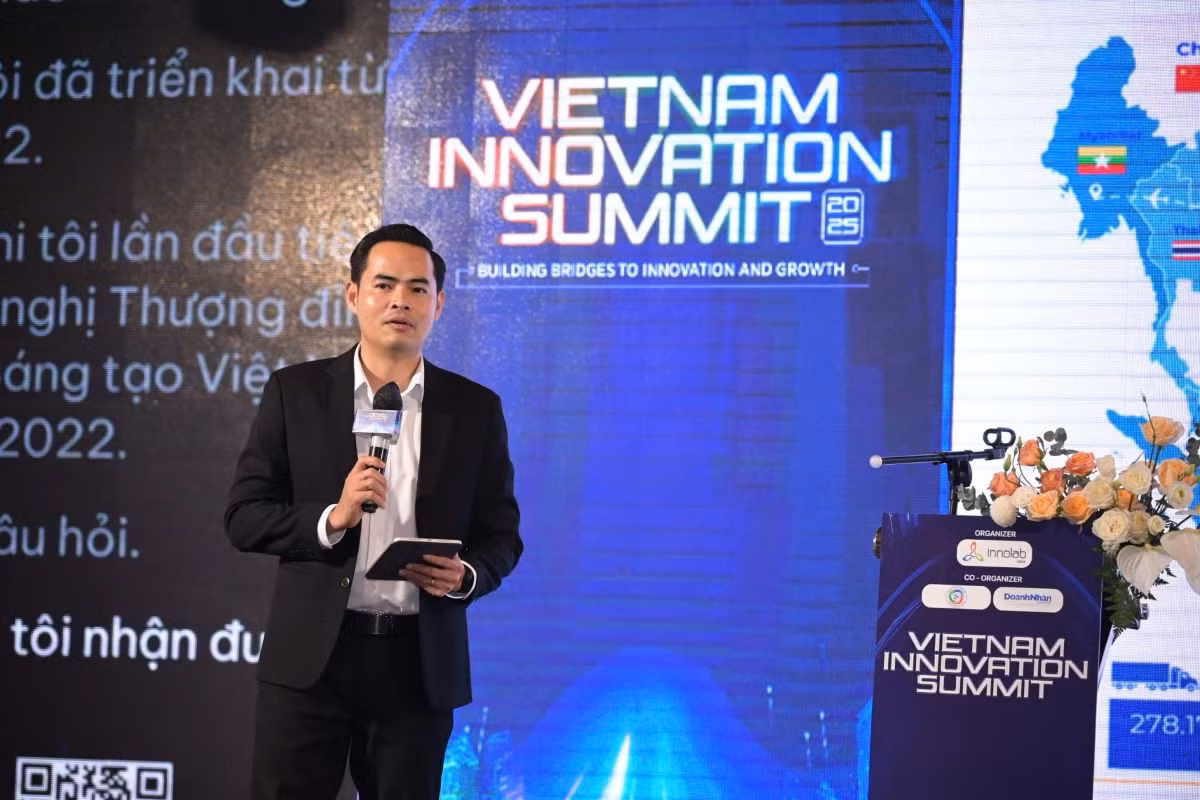Ông Huỳnh Công Thắng - Chủ tịch kiêm Giám đốc điều hành InnoLab Asia - chia sẻ về ý nghĩa, tầm quan trọng của sự kiện. Ảnh: Mai Khanh