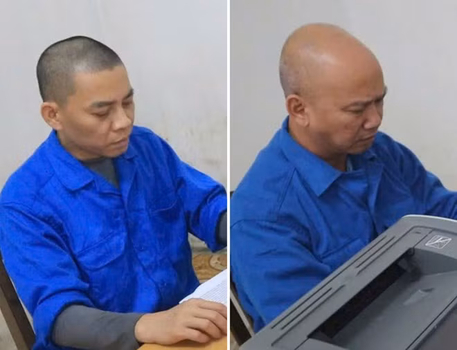 Các đối tượng Nguyễn Văn Đạt và Phạm Đức Anh. Ảnh: Công an TP Hải Phòng