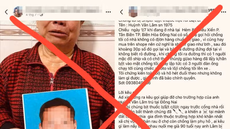 Thông tin giả về kêu gọi từ thiện lan truyền trên mạng xã hội nhưng nhiều người vẫn tin là thật.