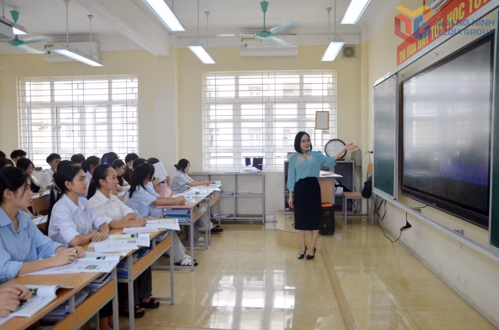 Tiết học của học sinh Trường Phổ thông Dân tộc nội trú tỉnh.