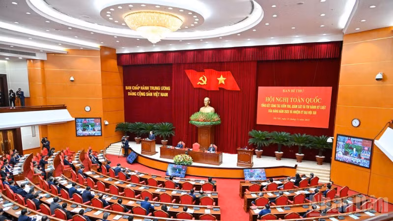 Quang cảnh hội nghị. (THỦY NGUYÊN)