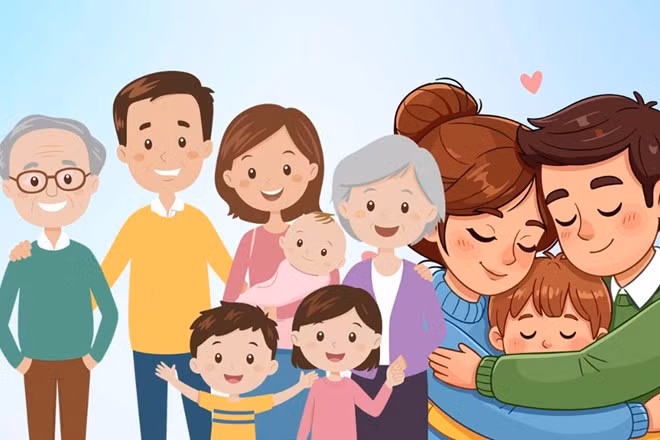 Vai trò của cha mẹ trong việc gìn giữ và vun đắp hạnh phúc hôn nhân. Đồ họa: Thiện Nhân