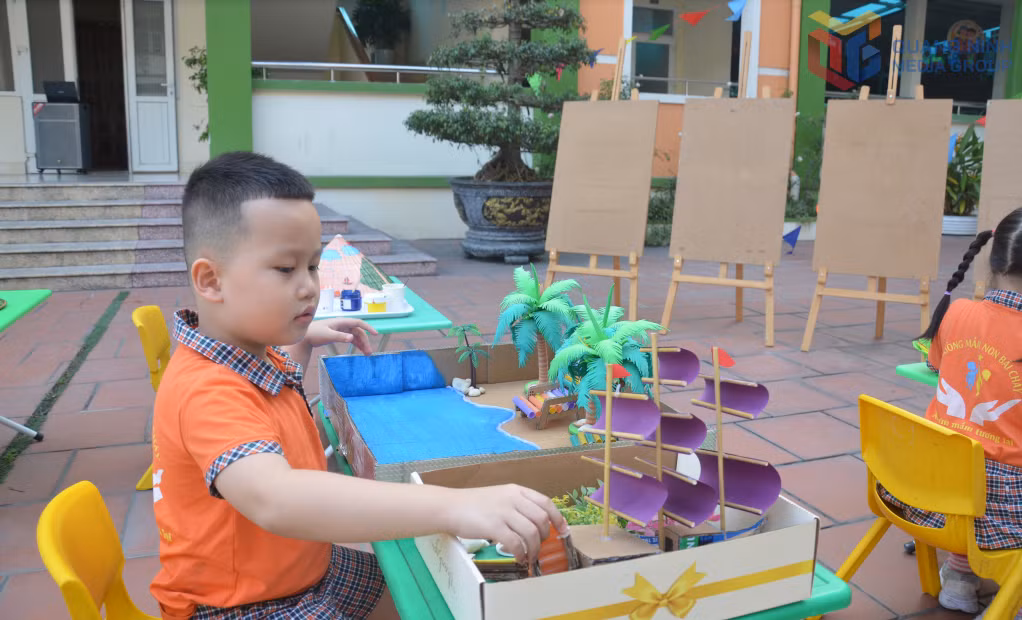 Trẻ Trường Mầm non Bãi Cháy
