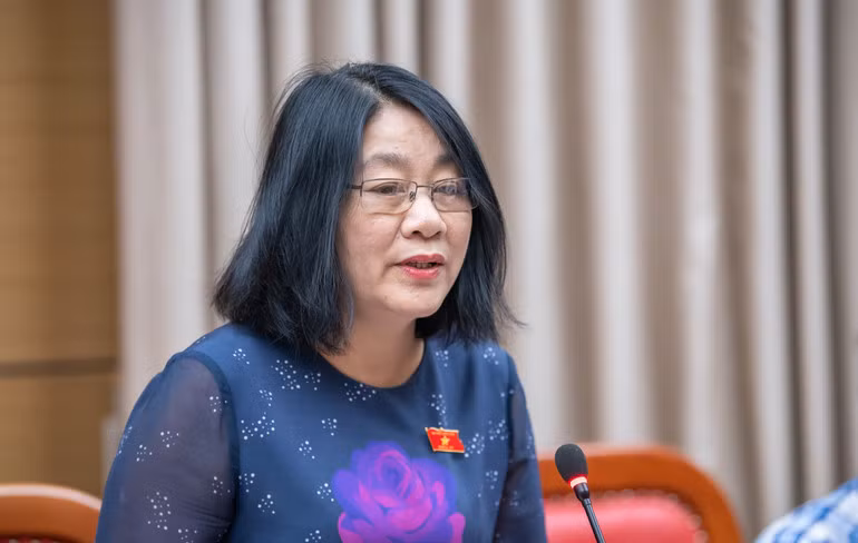 Đại biểu Nguyễn Thị Tuyết Nga (Quảng Trị). (Ảnh: Media Quốc hội)