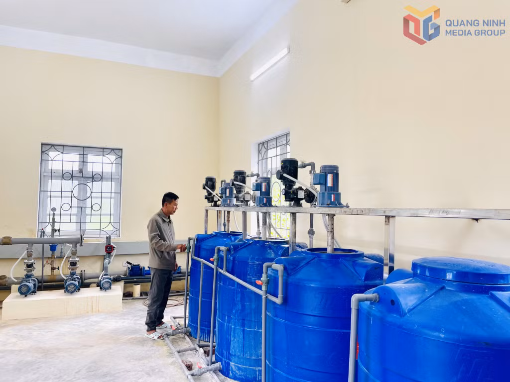 Công trình cấp nước sạch sinh hoạt xã Thanh Sơn (cũ), nay là xã Ba Chẽ.