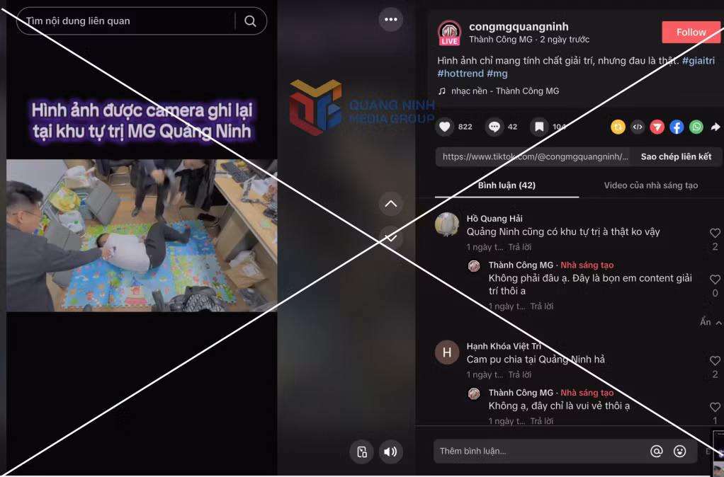 Hình ảnh dàn dựng với mục đích câu like, câu view.