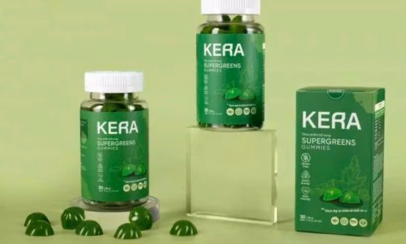 Sản phẩm kẹo rau củ kera. (Ảnh: PV/Vietnam+)