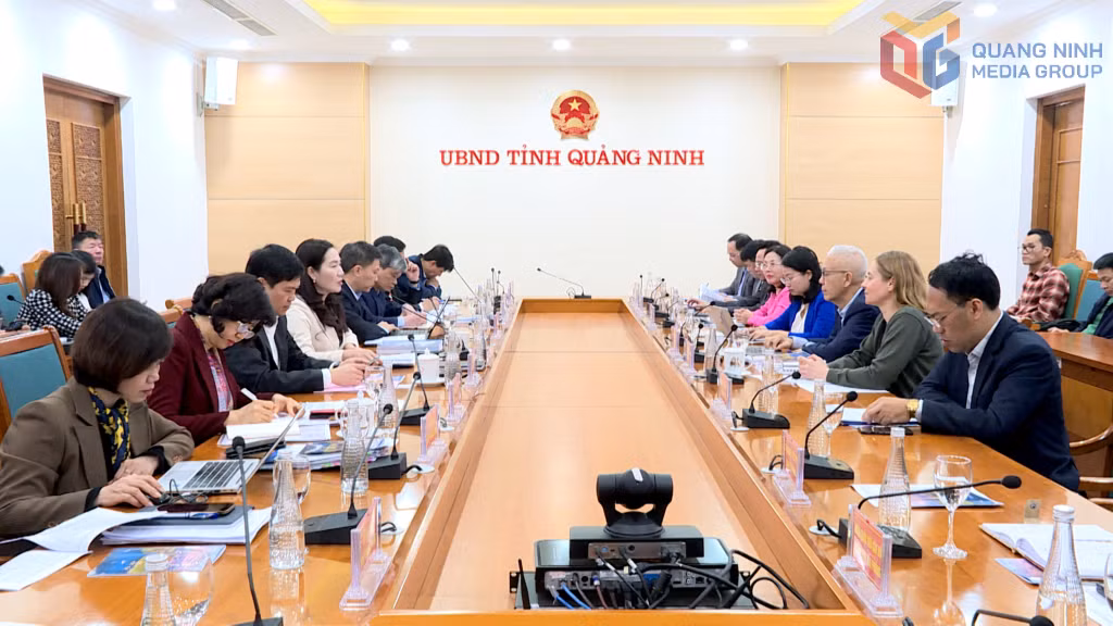 Quang cảnh buổi làm việc.