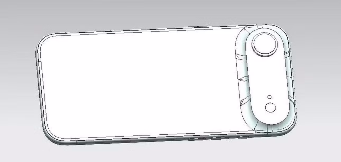 Hình ảnh thể hiện thiết kế của iPhone 17 Air. Ảnh: Sonny Dickson