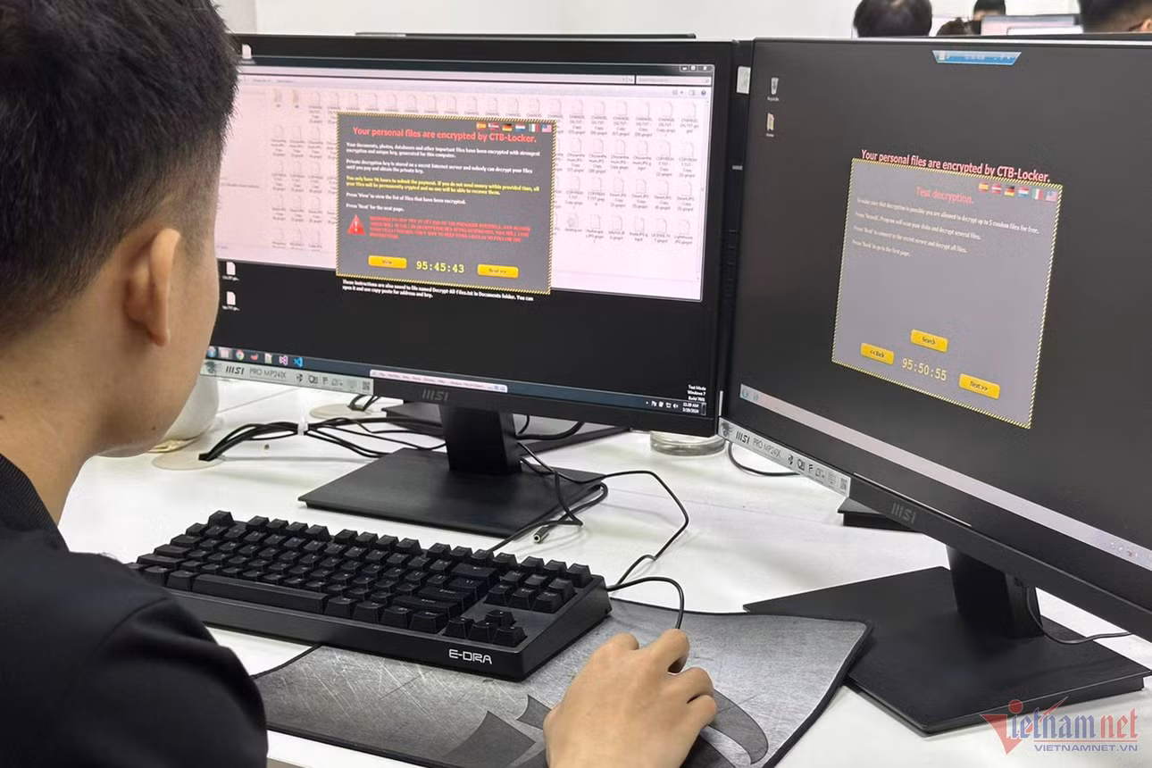 Thời gian qua, các yêu cầu trợ giúp do bị ransomware tấn công được gửi tới các cơ quan chức năng, doanh nghiệp với mật độ cao. Ảnh minh họa: N.L