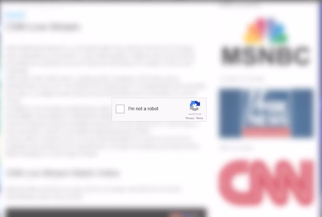 CAPTCHA này đã quá quen thuộc: tick vào ô trống để khẳng định rằng “Tôi không phải người máy” - Ảnh: Malwarebytes Labs.