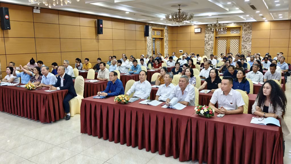 Đại biểu tham dự hội nghị tập huấn nghiệp vụ công tác người cao tuổi năm 2026.