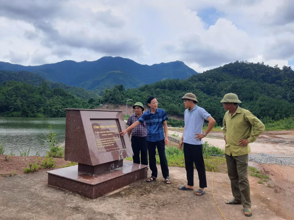 Công trình Hồ Khe Giữa được đưa vào sử dụng từ cuối năm 2023 với khả năng trữ trên 7 triệu 3 nước.