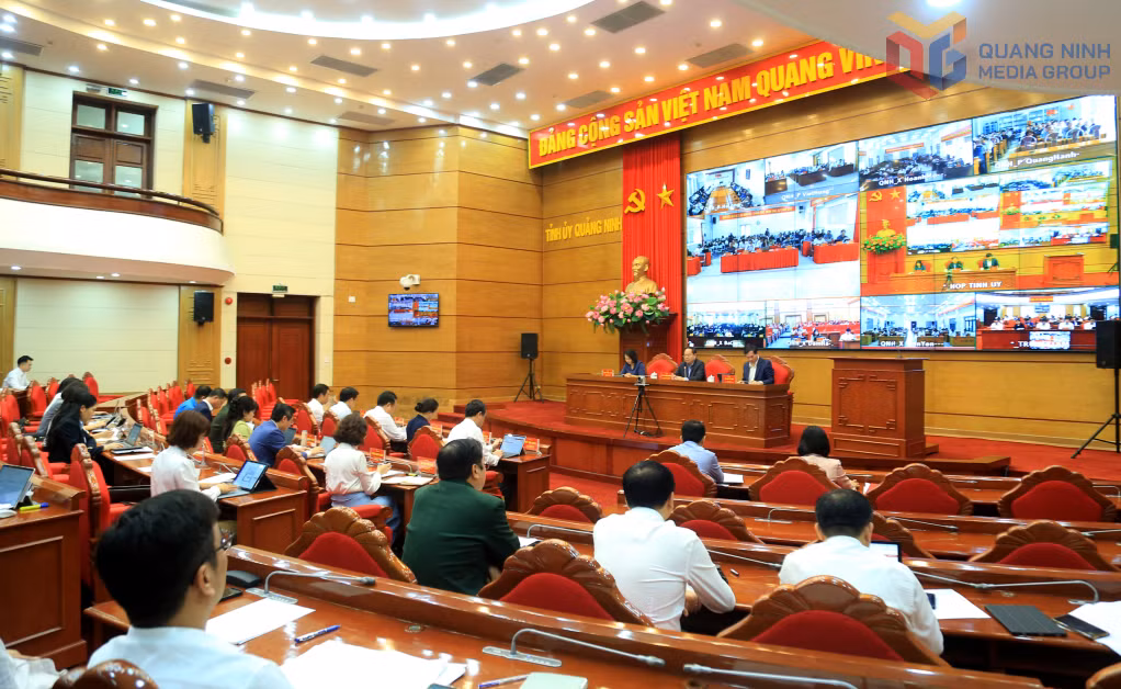 Hội nghị trực tuyến toàn tỉnh triển khai một số nội dung công tác bầu cử ĐBQH khóa XVI và đại biểu HĐND các cấp nhiệm kỳ 2026 - 2031