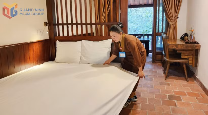 Mô hình homestay của phụ nữ phường Yên Tử.