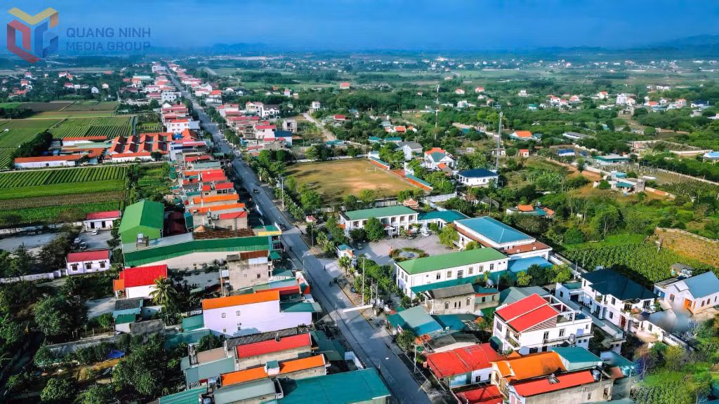 Diện mạo phường Bình Khê hôm nay (6-2025). Ảnh Nguyễn Thanh