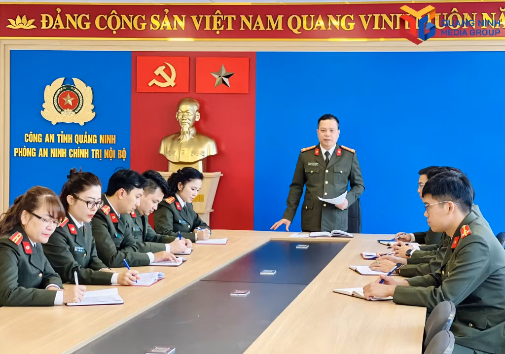 Phòng An ninh chính trị nội bộ (Công an tỉnh) họp triển khai công tác bảo vệ bí mật nhà nước.
