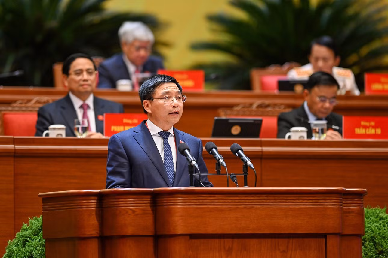 Bộ trưởng Tài chính Nguyễn Văn Thắng tham luận về hoàn thiện thể chế, pháp luật.