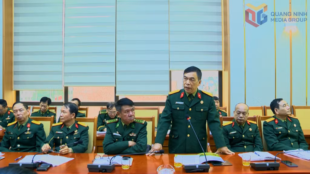 Đại biểu phát biểu tại hội nghị.