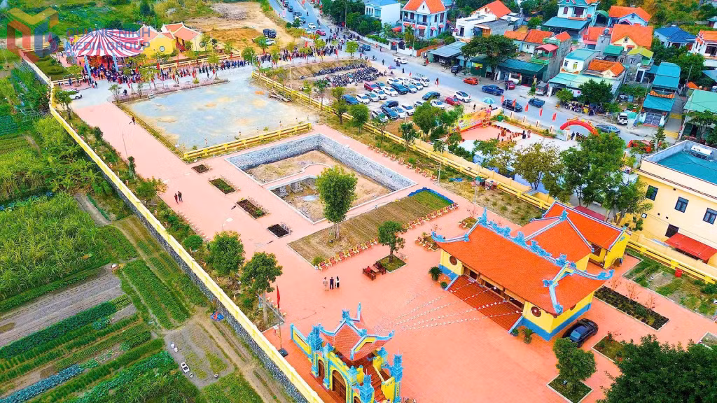 Cụm di tích đình, nghè Vạn Yên được tôn tạo khang trang.