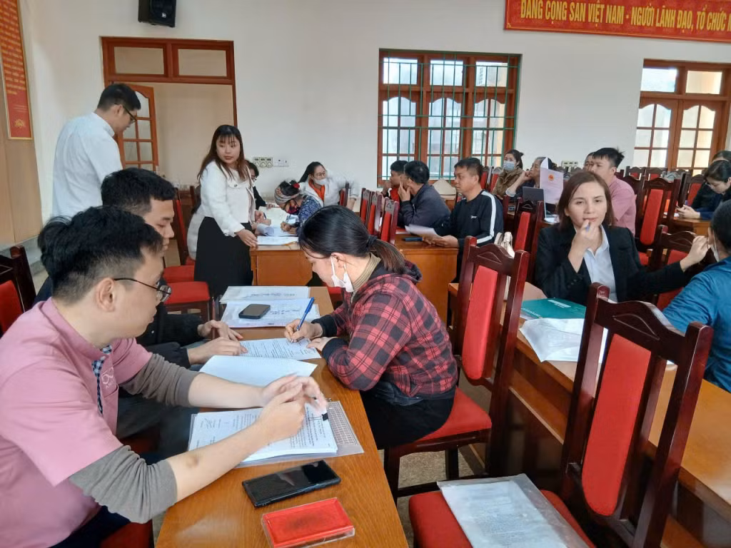 Công tác chi trả tiền bồi thường GPMB cho các hộ dân được triển khai đảm bảo theo đúng quy trình.