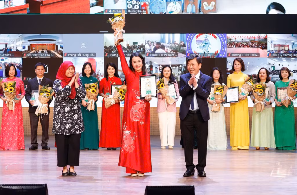 Trường Tiểu học Hà An, phường Hà An, tỉnh Quảng Ninh vinh dự đoạt giải Nhất - hạng mục Tiểu học tại Giải thưởng Trường học sinh thái ASEAN Việt Nam 2025.