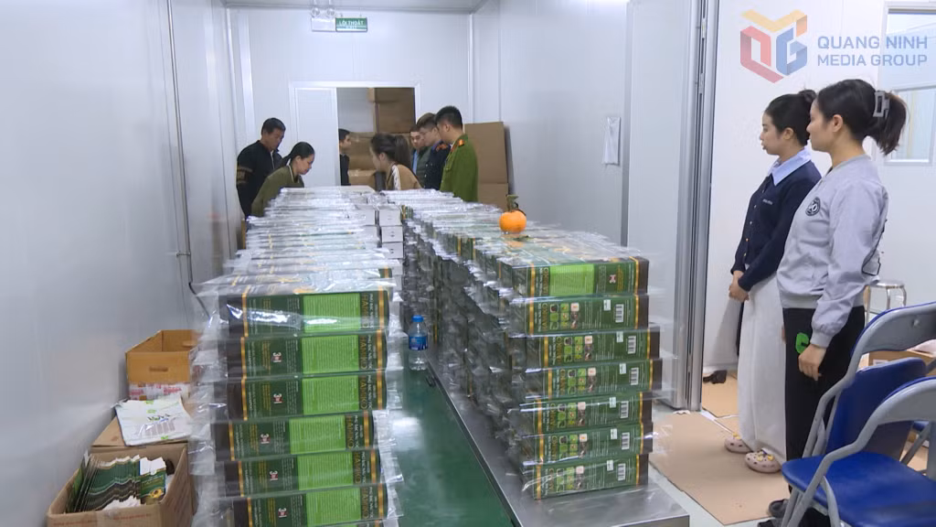 Lượng lớn mỹ phẩm giả đã được Lê Thị Phương Liên thuê Vũ Thị Thu Hà sản xuất chuẩn bị được đưa ra thị trường.