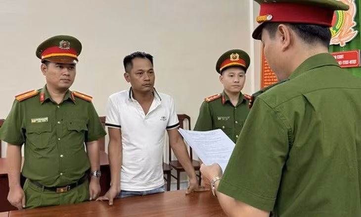 Chủ hệ thống cửa hàng xe máy Bùi Văn Tân - Ảnh: Công an cung cấp